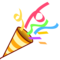 Party Popper emoji on Emojidex